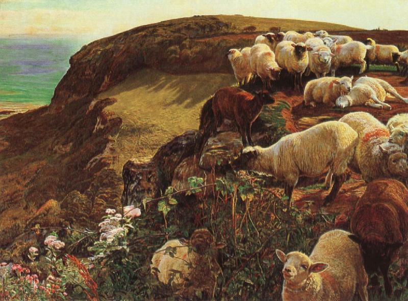 William Holman Hunt Being English coasts China oil painting art